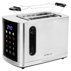 Digital brødrister TO-132888 2 skiver 800W rustfritt stål