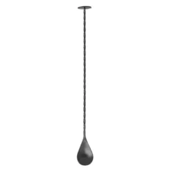 Disk barskje med muddler 29 cm smokey grey