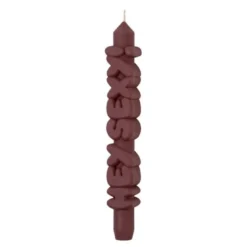 3D kronelys 23 cm HEY SEXY! mocha