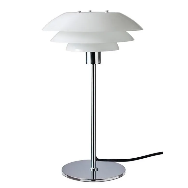 DL31 bordlampe 50 cm opal/krom