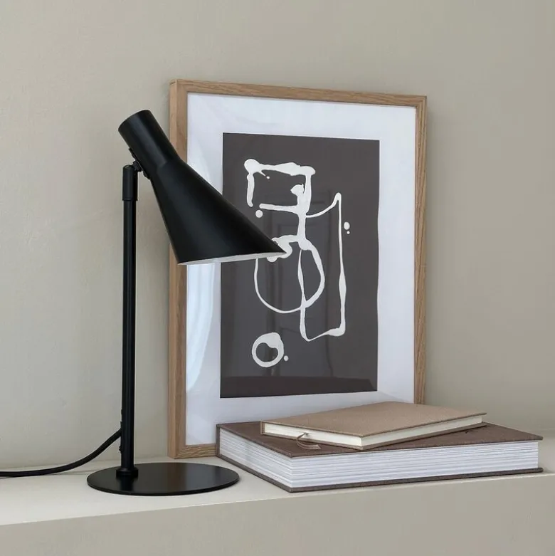 DL12 mini bordlampe 39,5 cm svart