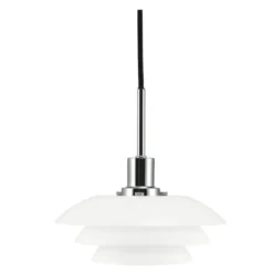 DL20 pendel 9 cm opal/krom