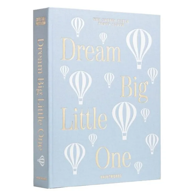 Dream Big Little One babyalbum lyseblå