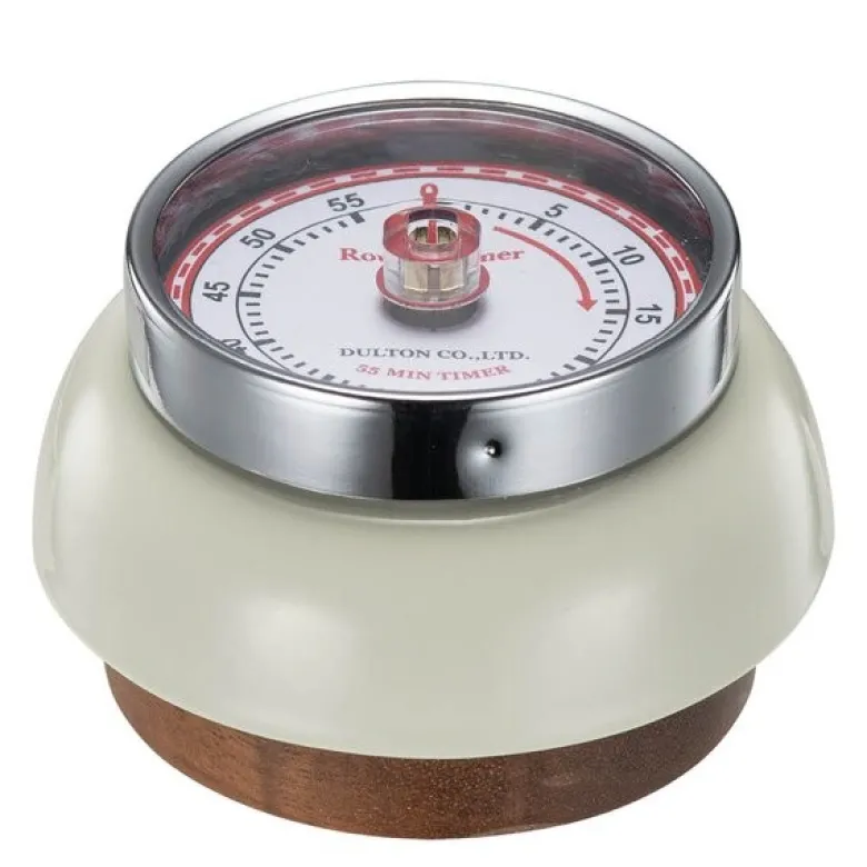 Dulton timer Ø7 cm krem