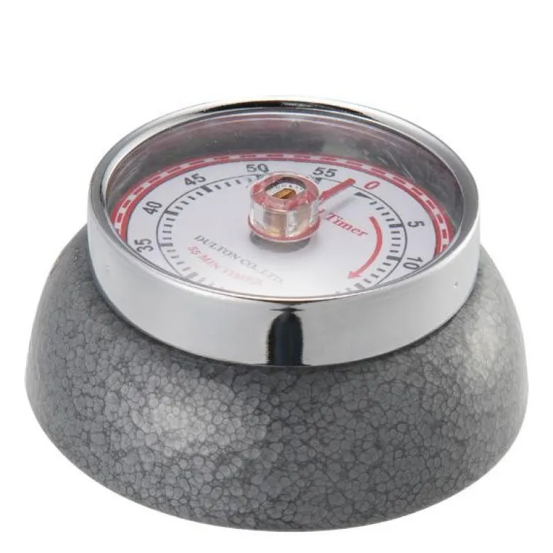 Dulton timer grå/blank