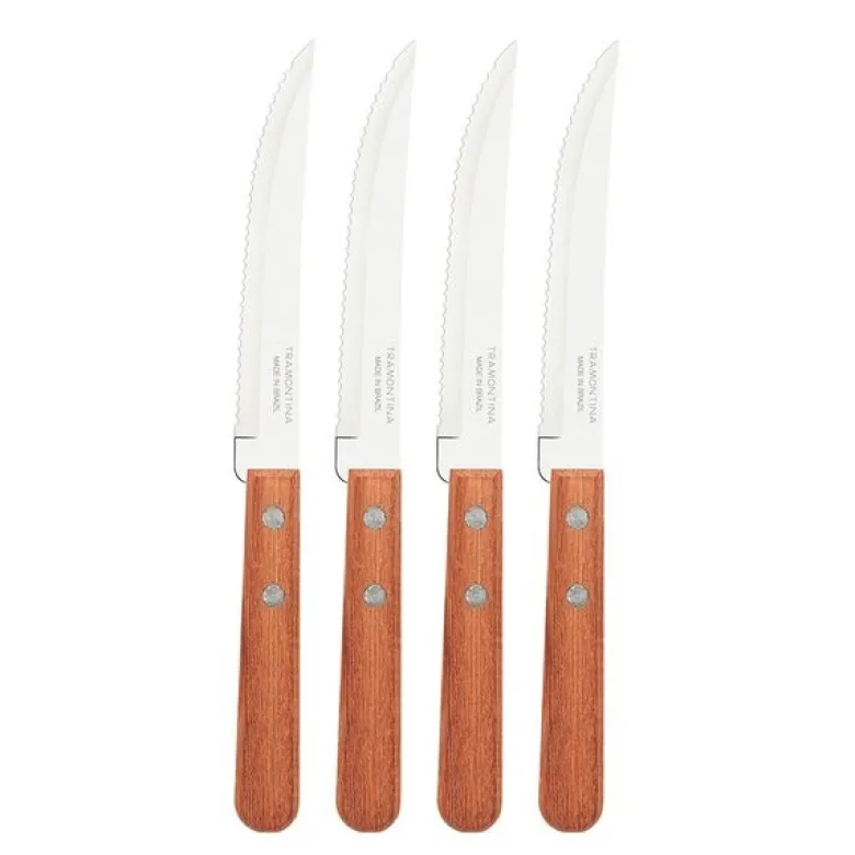 Dynamic biffkniv 4 stk natur