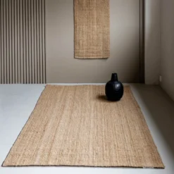 Earth jute gulvteppe 70x230 cm natur