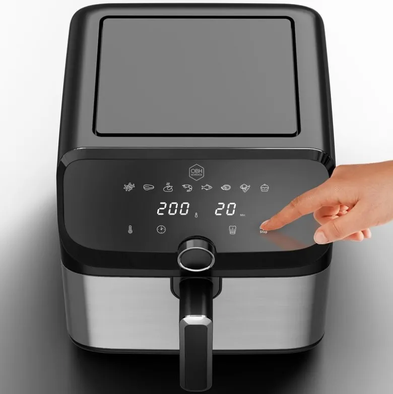 Easy Fry Mega airfryer 7,5L svart/stål