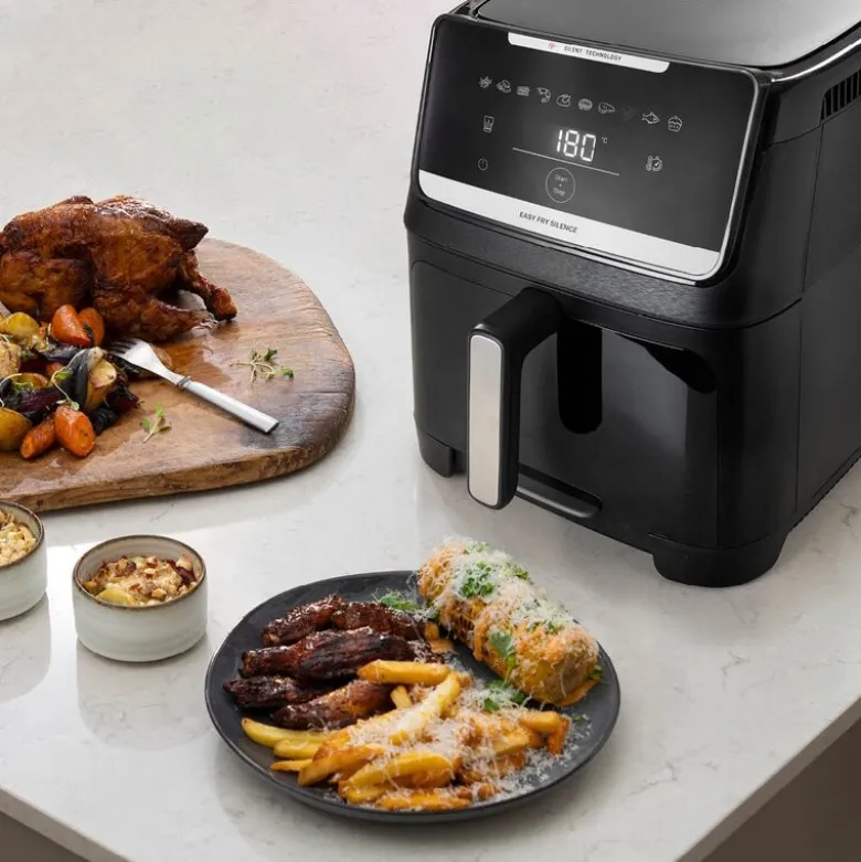 Easy Fry Silence Vision airfryer 7L svart