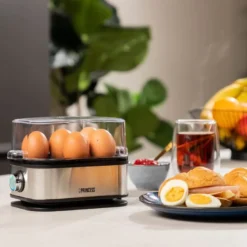 Eggekoker 6 egg 400W rustfritt stål