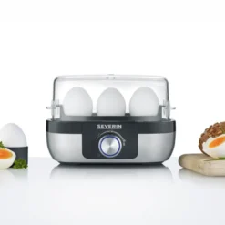 Eggekoker EK3163 med elektronisk kontroll 3 egg svart