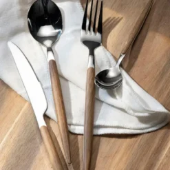 Eik gaffel 21 cm natur/blank