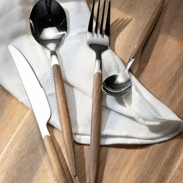 Eik gaffel 21 cm natur/blank