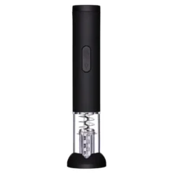 Elektrisk korketrekker 23,5 cm med foliekutter svart