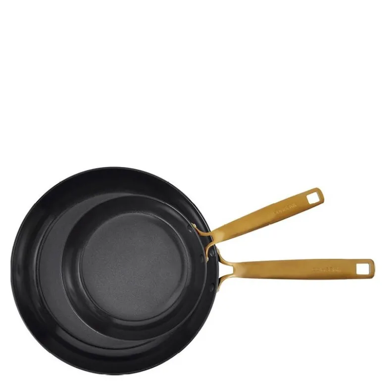 Element stekepannesett 2 deler 20 + 28 cm bordeaux