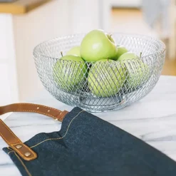 Elena forkle denimstoff m/lomme 70x80 cm pu-skinn