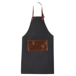 Elena forkle denimstoff m/lomme 70x80 cm pu-skinn