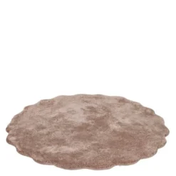 Ellen rund badematte Ø90 cm lin