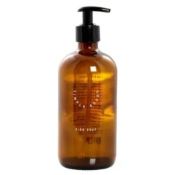 Empty glass bottle tom såpedispenser 500 ml Dish Soap brun