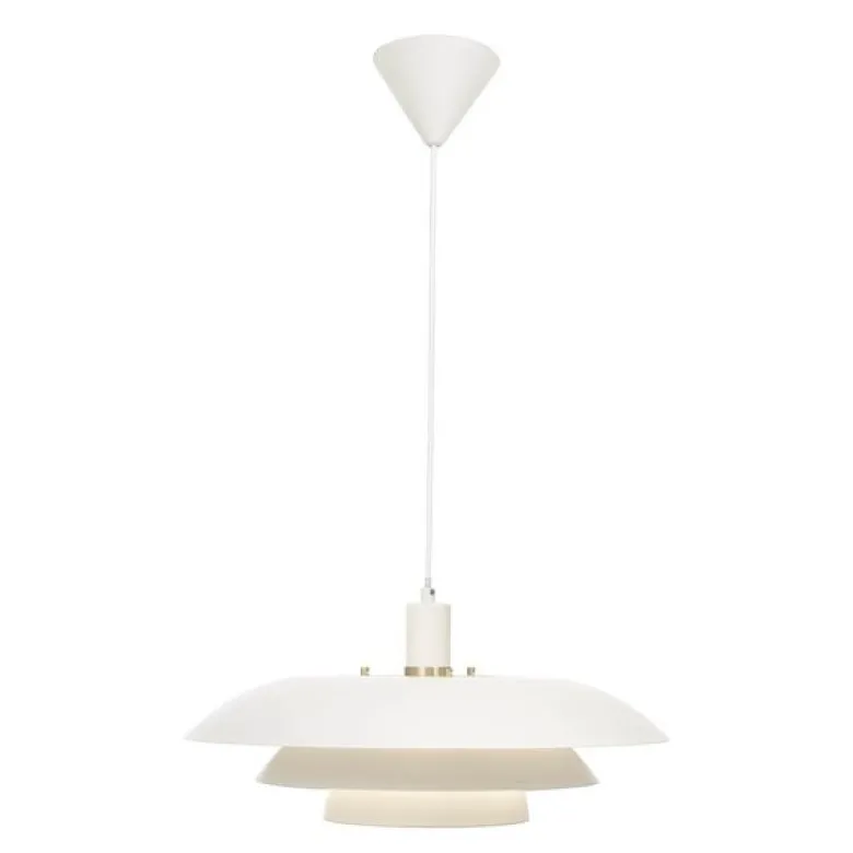 Epsilon taklampe 45 cm hvit