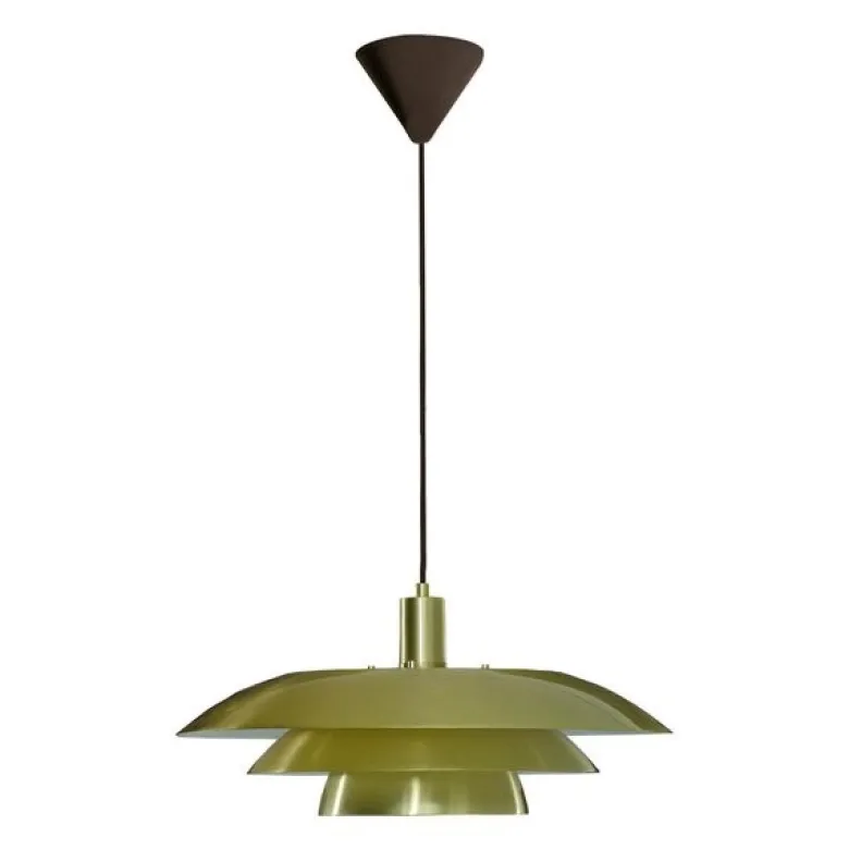 Epsilon taklampe 45 cm matt messing