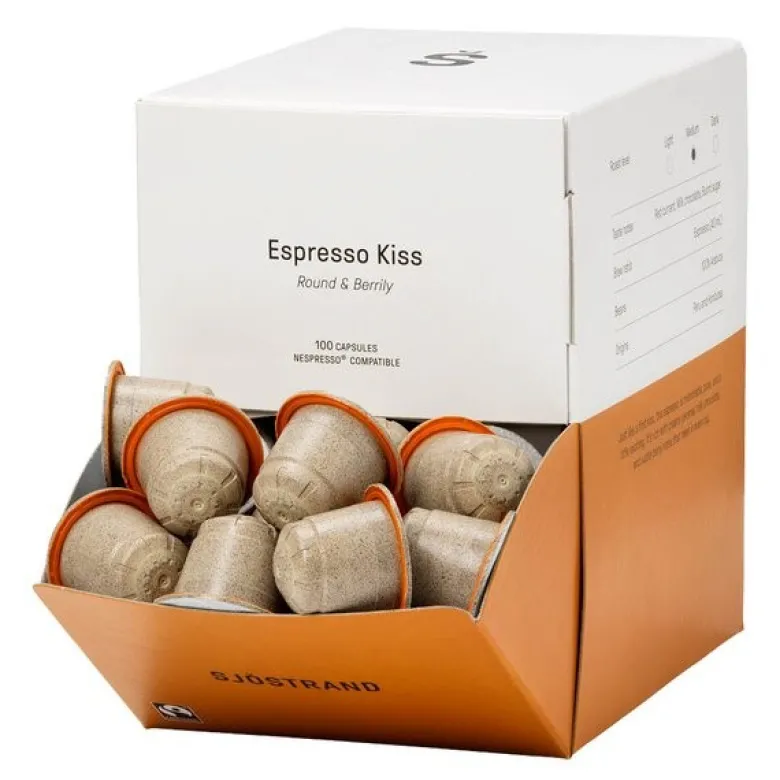Espresso Kiss kaffekapsler 100 stk