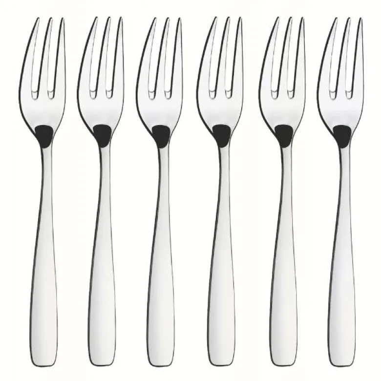Essentials kakegafler 6 stk blank