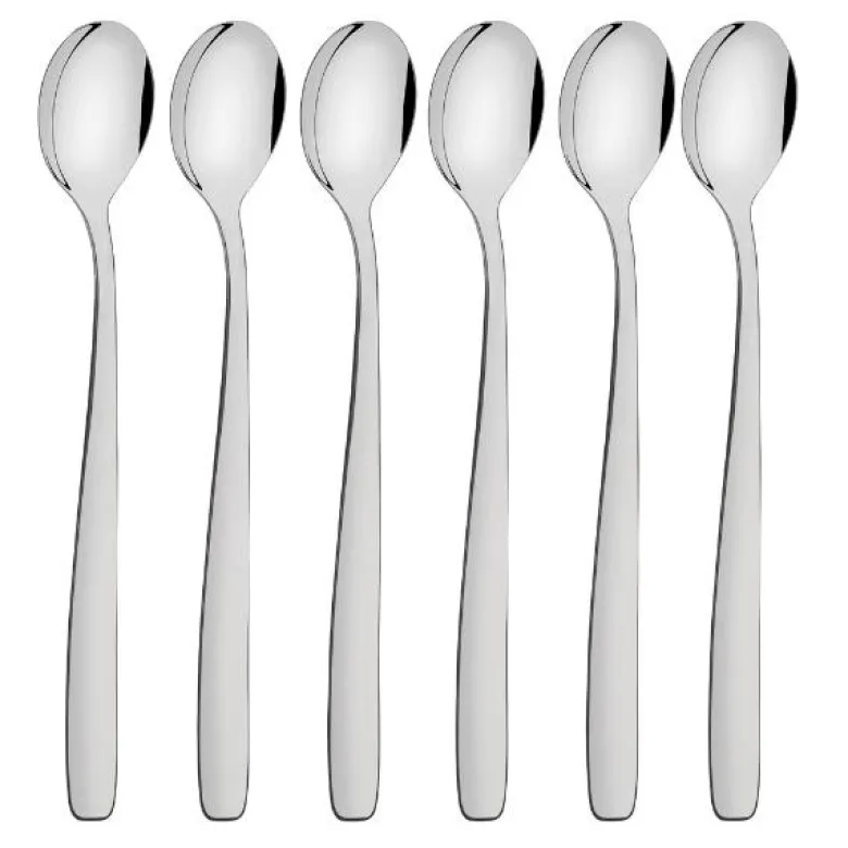 Essentials latteskje 6 stk blank