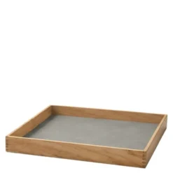 Even teak brett small 30x30 cm nupo lys grå