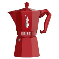 Exclusive espressokanne 6 kopper 25 cl rød