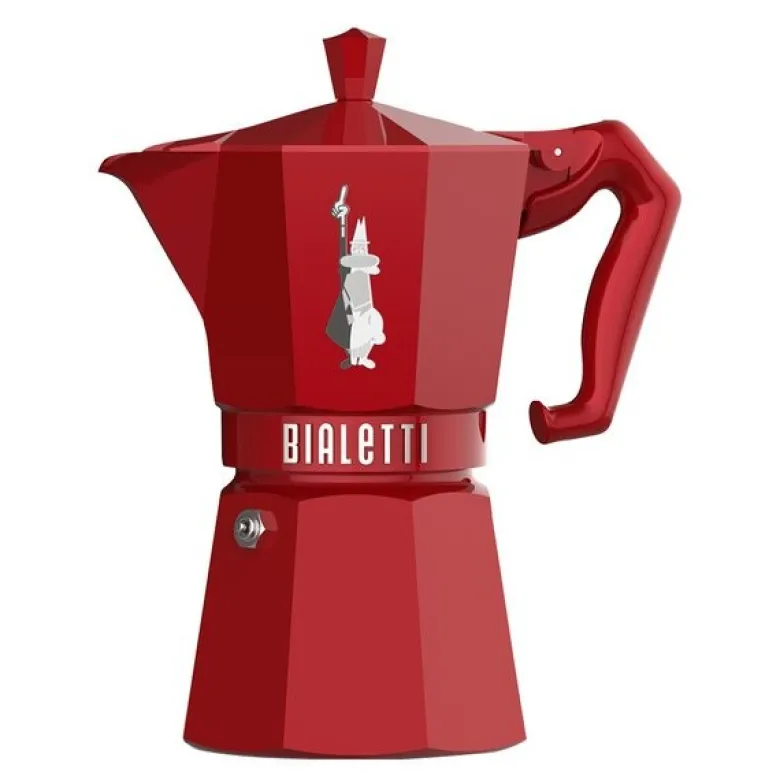 Exclusive espressokanne 6 kopper 25 cl rød