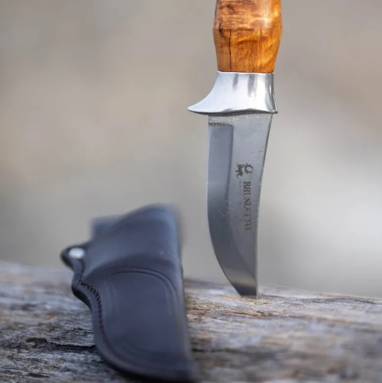 Falken jaktkniv 19,5 cm masurbjørk