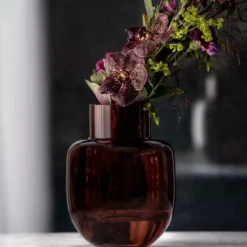 Family vase 26x18,5 cm brun