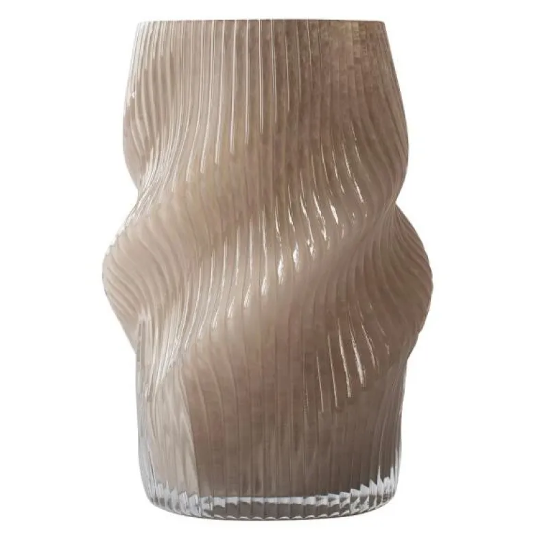 Fano vase 25 cm taupe