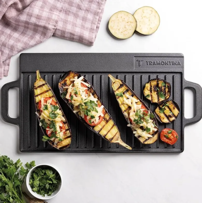 Fargo grillplate 37 cm svart