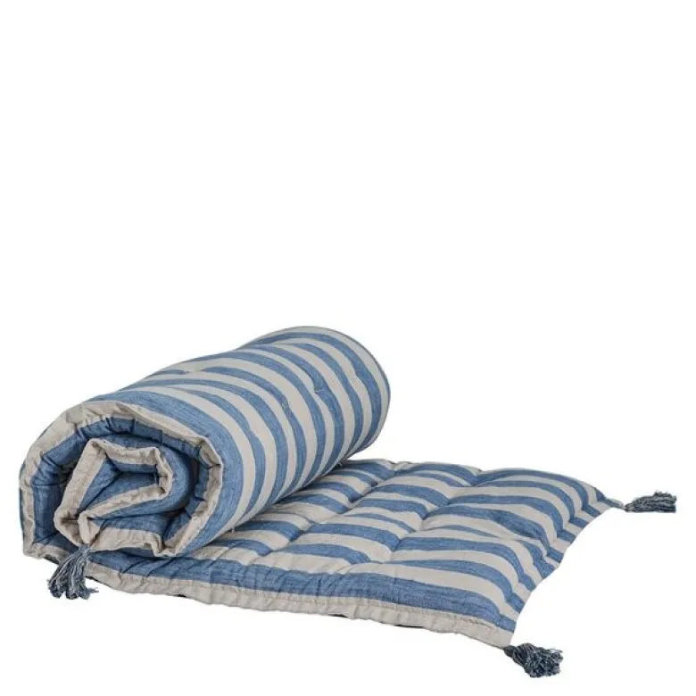 Felima sittepute/madrass 190x70 cm lin/blå