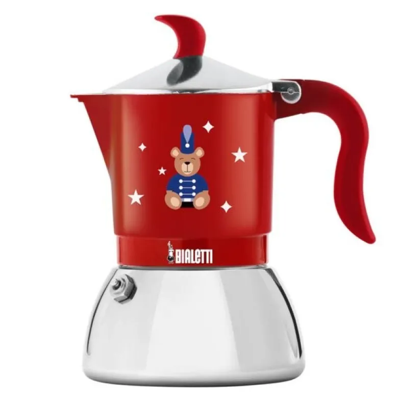 Fiammetta espressokoker 2-kopper 10 cl rød
