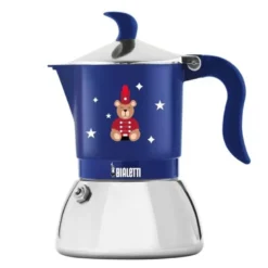 Fiammetta espressokoker 2-kopper 10 cl blå