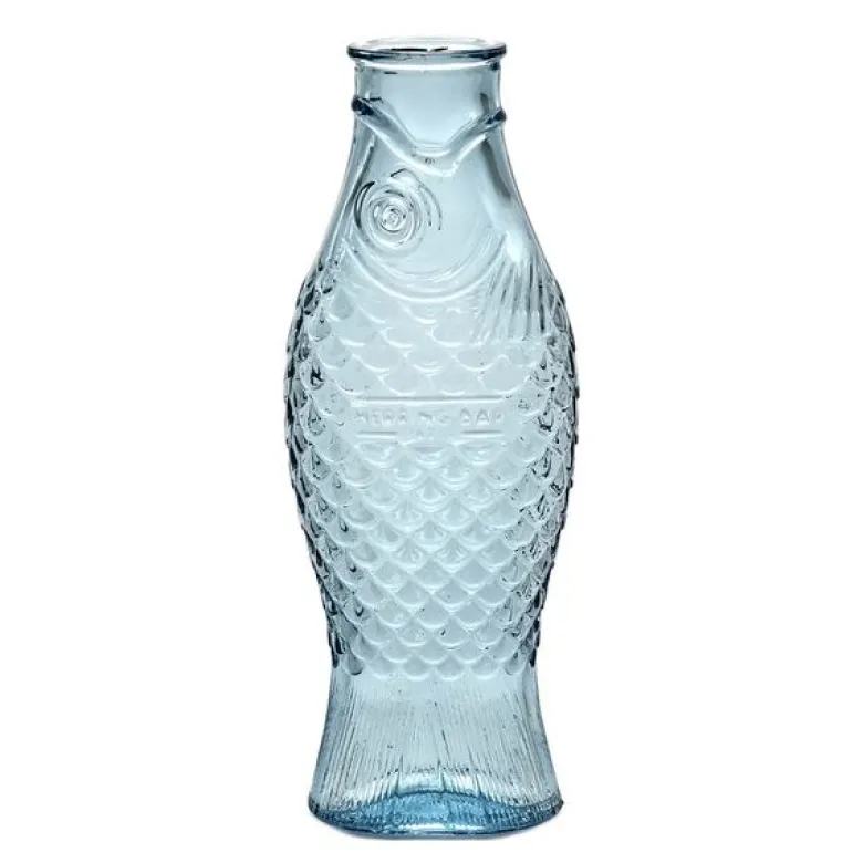 Fish & Fish karaffel 85 cl blå