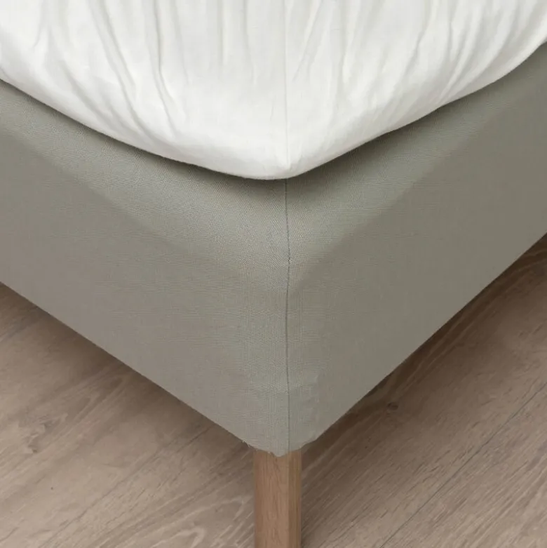 Flanell formsydd laken 180x200x25 cm krem