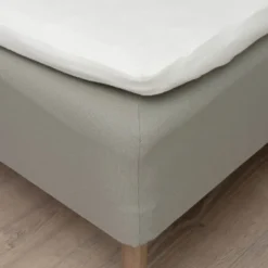 Flanell formsydd laken 90x200x25 cm krem