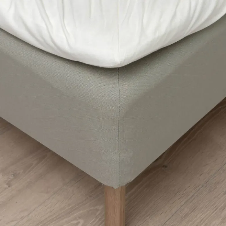 Flanell formsydd laken 160x200x25 cm krem