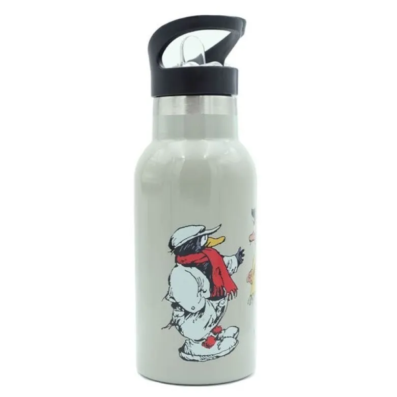 Flåklypa drikkeflaske 350 ml Samtalen brun