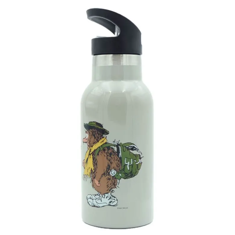 Flåklypa drikkeflaske 350 ml Samtalen brun