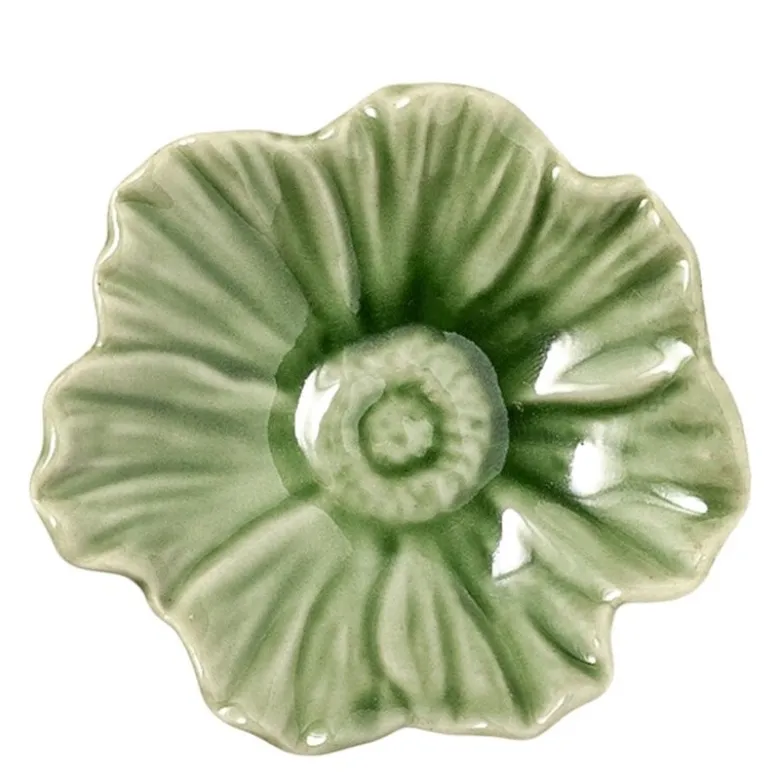 Flora serviettring 6 cm grønn