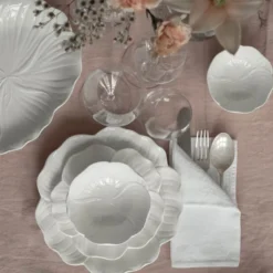 Flora skål 14 cm hvit