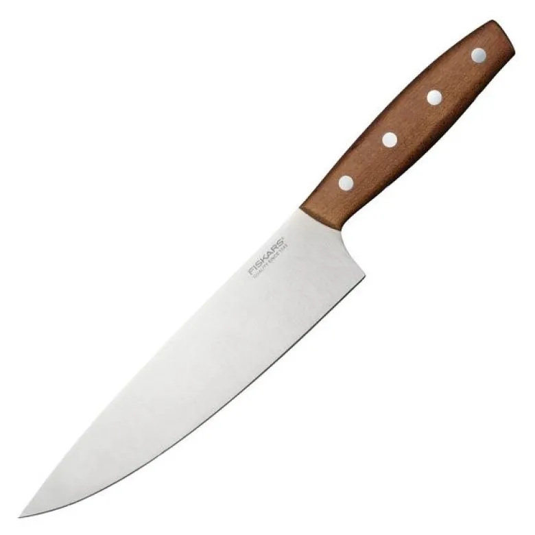 Folken kokkekniv 20 cm tre/stål