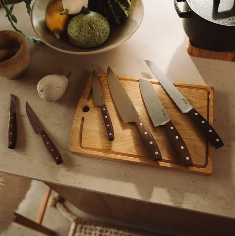 Folken tomatkniv 12 cm tre/stål