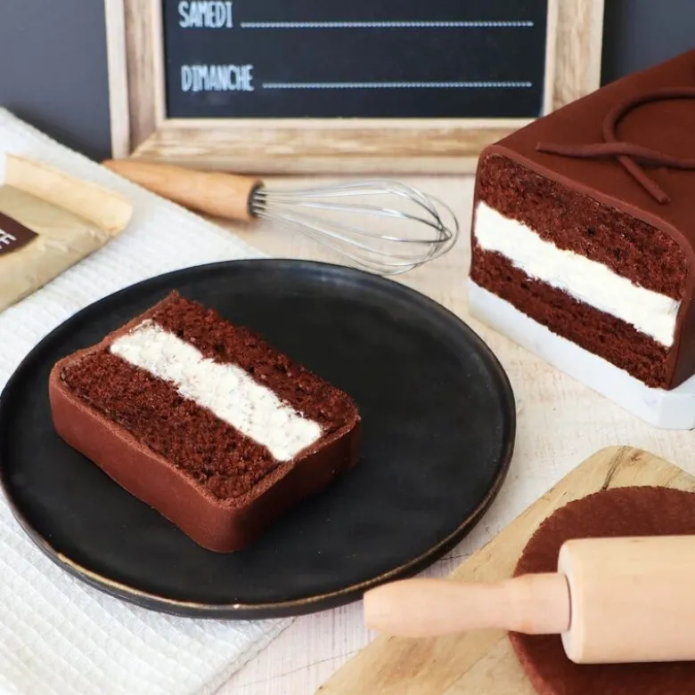 Fondant 250 g mørk brun