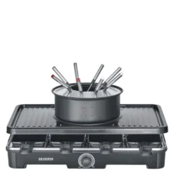Fondue-raclette kombinert 2-i-1 RG 2347 svart
